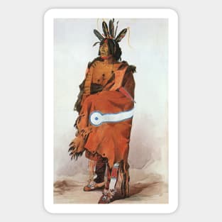 Pachtuwa-Chta, Arikara Warrior by Karl Bodmer Sticker